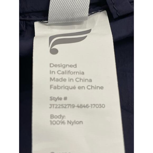 NWT Fabletics Deep Navy Womens oversized Windbreaker SM - Picture 4 of 10